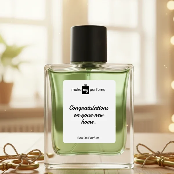 Congratulations on your new home perfume gift
